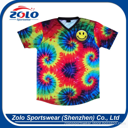 OEM acceptable fully dye sublimated cheap price latest football jersey designs